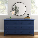 714360-131 : Dresser 6 Drawer Dresser, Blue