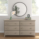 714360-152 : Dresser 6 Drawer Dresser, Stone