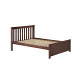 71S-FBED-005 : Single Beds Full-Size Platform Bed, Espresso