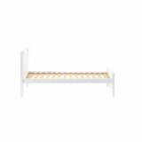 71S-TBED-002 : Single Beds Twin-Size Platform Bed, White