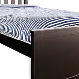 71S-TBED-005 : Single Beds Twin-Size Platform Bed, Espresso