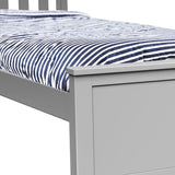 71S-TBED-121 : Single Beds Twin-Size Platform Bed, Grey