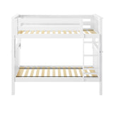 71S-TBNK-002 : Bunk Beds Bunk Bed, Twin over Twin, White