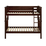 71S-TBNK-005 : Bunk Beds Bunk Bed, Twin over Twin, Espresso