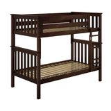 71S-TBNK-005 : Bunk Beds Bunk Bed, Twin over Twin, Espresso