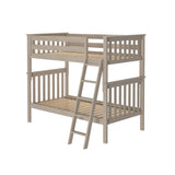 71S-TBNKB1-152 : Bunk Beds Twin over Twin Bunk with Angle Ladder, Stone