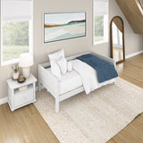 BRIX XL WP : Daybed Twin XL Day Bed, Panel, White