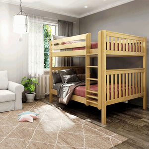 Queen High Bunk Bed with Ladder