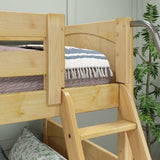 CRUX NP : Multiple Bunk Beds Twin Medium Corner Bunk Bed, Panel, Natural