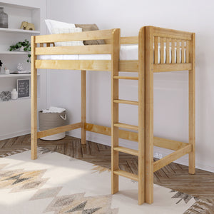 Twin High Loft Bed with Ladder