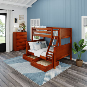 Medium Twin/Full Bunk Bed with Underbed Storage Drawer