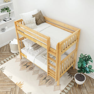 Twin High Bunk Bed with Ladder