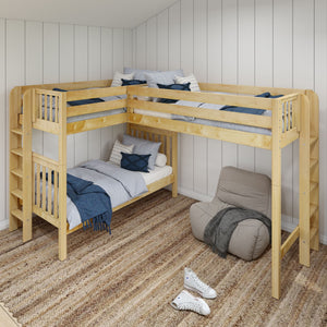 Corner double bunk beds Clearance