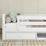 YEAH MWS CD : Kids Beds Twin Toddler Bed with Dresser and Cubbie