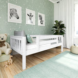 YEAH WS : Kids Beds Twin Toddler Bed, Slat, White