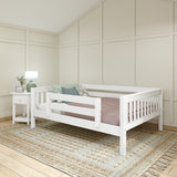 YEP WS : Kids Beds Full Toddler Bed, Slat, White