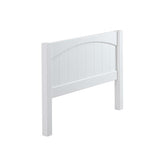 100-002 : Component Twin Panel Bed End Low/Low, White