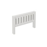 101-002 : Component Twin Slat Bed End Low/Low, White
