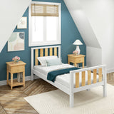 1180 XL MWS : Kids Beds Modern Twin XL Traditional Bed with Low Bed End