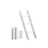 1413-002 : Component Low Loft Legs with Angle Ladder, White