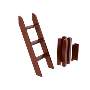 1413-001 : Component Low Loft Legs with Angle Ladder, Natural