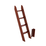 1423-003 : Component Low Bunk over Mid Loft Angle Ladder, Chestnut