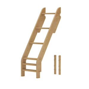 1466-001 : Component Angle Ladder for High Twin XL over Queen Bunk, Natural