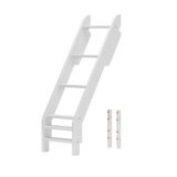 1466-002 : Component Angle Ladder for High Twin XL over Queen Bunk, White