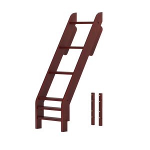 1466-001 : Component Angle Ladder for High Twin XL over Queen Bunk, Natural