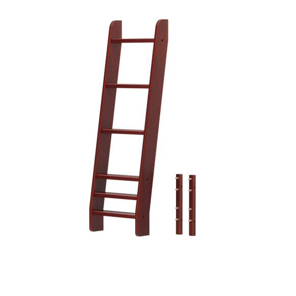 1469-003 : Component Ladder for High Full over Queen Bunk, Chestnut