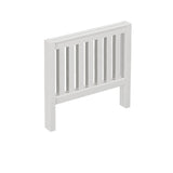 161-002 : Component Twin Slat High Bed End/High, White