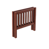 161-003 : Component Twin Slat High Bed End/High, Chestnut