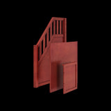 1731-003 : Component Low Loft Banister and Panels, Chestnut