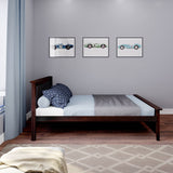 177211-005 : Single Beds Full Bed w/ Slat HB & Foot Panel incl. Slat Roll, Espresso