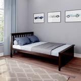 177211-005 : Single Beds Full Bed w/ Slat HB & Foot Panel incl. Slat Roll, Espresso
