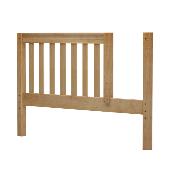 1776-001 : Component Queen Bed End with Opening, Natural