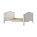 2040 WC : Kids Beds Full Basic Bed - Medium, Curve, White