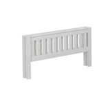 301-002 : Component Full Slat Bed End Low/Low, White