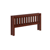 301-003 : Component Full Slat Bed End Low/Low, Chestnut