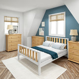 3180 XL MWS : Kids Beds Modern Queen Traditional Bed with Low Bed End