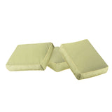 3740-024 : Accessories Back Pillows (set of 3), Green + Soft Yellow
