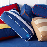 3740-040 : Accessories Back Pillows (set of 3), Drak Khaki + Light Khaki