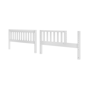 651-001 : Component BX Slat Bed End & Bed w/ Opening (Full), Natural