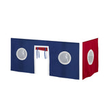 710510-021 : Component Underbed Curtain Red + Blue + White